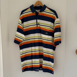 Paul & Shark Multicolor Striped Polo Size Large